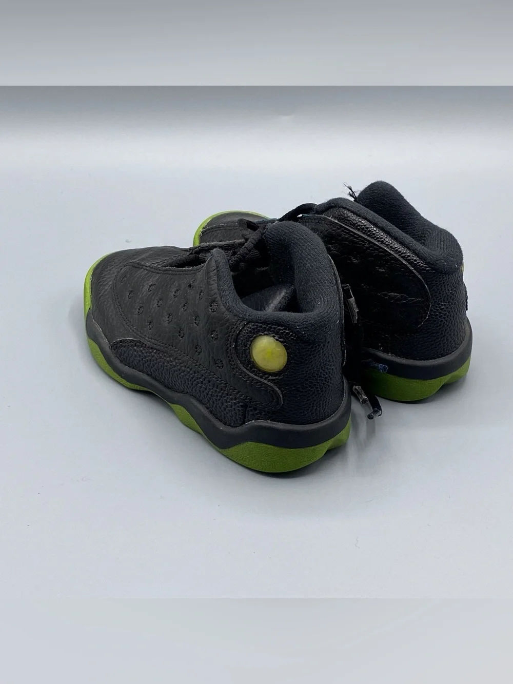 Jordan Retro 13 Kids Black and Green​